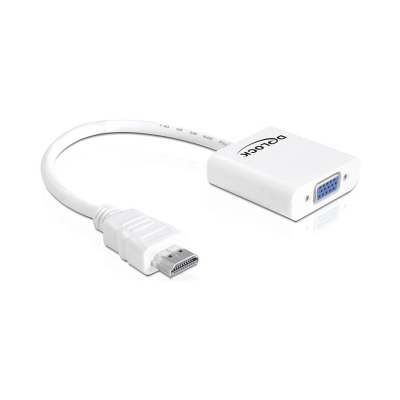 Adapter DELOCK, HDMI (M) na VGA (Ž), blister - DeLock Adapter DELOCK, HDMI (M) na VGA (Ž), blister - DeLock
