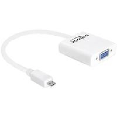 Adapter DELOCK, HDMI Micro na VGA (Ž) - DeLock Adapter DELOCK, HDMI Micro na VGA (Ž) - DeLock