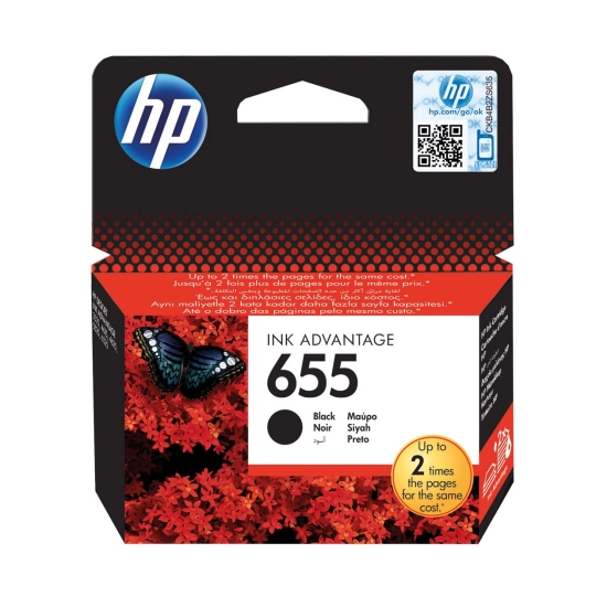Tinta HP 655, CZ109AE, crna, za Deskjet Ink Advantage 3525/4615/4625/5525/6525 Tinta HP 655, CZ109AE, crna, za Deskjet Ink Advantage 3525/4615/4625/5525/6525
