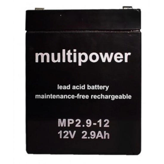 Baterija akumulatorska MULTIPOWER, 12V, 2.9Ah, 79x56x107 mm