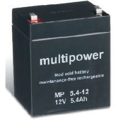 Baterija akumulatorska MULTIPOWER MP5.4-12, 12V, 5.4Ah, 90x70x101 mm   - Akumulatorske baterije