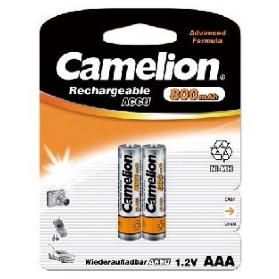 Baterija NI-MH 1,2V 0,8 Ah AAA 2 kom,  Camelion