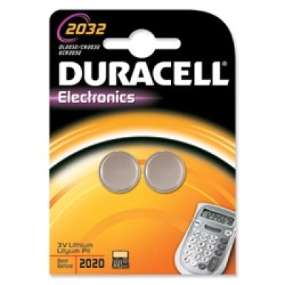 Baterija litijeva DL 2032,  Duracell - 2 komada !!   - Duracell
