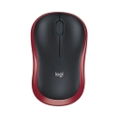 Miš LOGITECH M185, bežični, 1000 DPI, USB, crveni