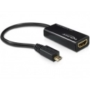Adapter DELOCK, USB MHL micro B (M) na HDMI (Ž) + USB micro (Ž) 