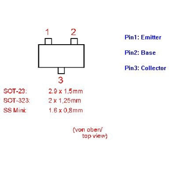 BC846B SMD = BC847:80V