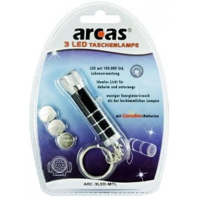 Baterijska svjetiljka 3LED – privjesak,, Arcas 30700002   - Baterijske svjetiljke