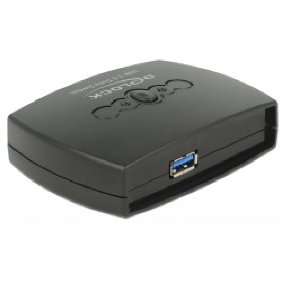 Data Switch DELOCK, USB 3.0 2PC>1USB 87723