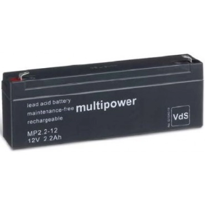 Baterija akumulatorska MULTIPOWER MP2.3-12, 12V, 2.3Ah, 178x34x60 mm   - Akumulatorske baterije