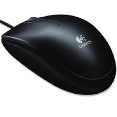 Miš LOGITECH B100, optički, USB A, crni  