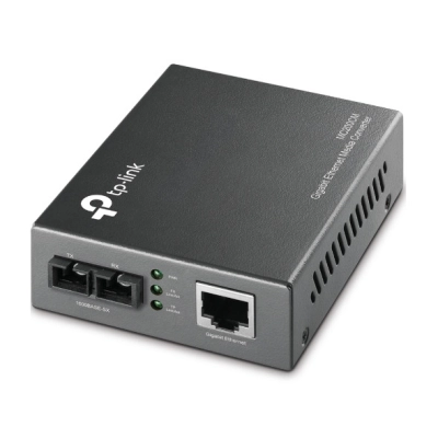 Adapter TP-Link GB Opt. pretv.1000M RJ45 u 1000M SC, Full-dup. do 550m, Switching power adapter, chassis mountable   - Mrežne kartice i adapteri