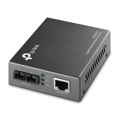 Adapter TP-Link GB Opt. pretv.1000M RJ45 u 1000M SC, Full-dup. do 550m, Switching power adapter, chassis mountable   - TP-Link