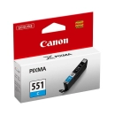 Tinta CANON CLI-551C, cijan, za Pixma iX6850/MX925/MG6650/iP7250/MX725/MG6450/MG5450/MG5550/MG5650/iP8750/MG6350/MG7150/MG7550