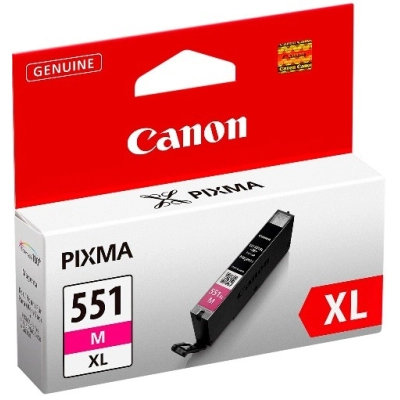 Tinta CANON CLI-551M XL, magenta, za Pixma iP7250, MG5550, 6350, 6450, 7150, MX925   - Tinte