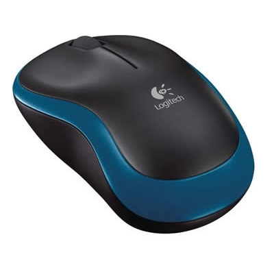 Miš LOGITECH M185, optički, bežični, 1000 DPI, plavi  