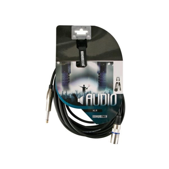 Kabel HQ POWER PAC116, mikrofonski, 6.3mm (M) na XLR (M), 6m