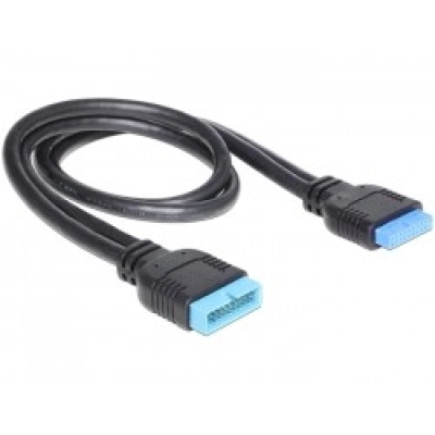 Kabel DELOCK, USB 3.0 19-pin (M) na (Ž), produžni, 45cm   - Podatkovni kabeli