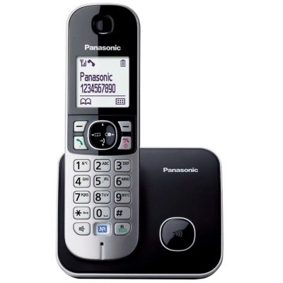 Telefon PANASONIC KX-TG6811FXB, bežični, crni - Fiksni telefoni Telefon PANASONIC KX-TG6811FXB, bežični, crni - Fiksni telefoni