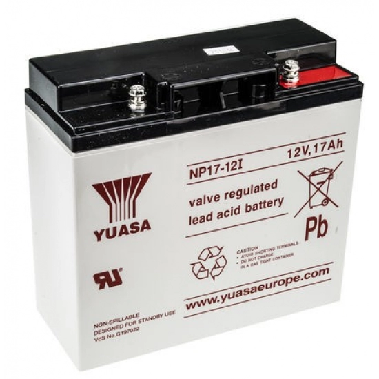 Baterija akumulatorska YUASA NP17-12I, 12V, 17Ah, 181x76x167 mm