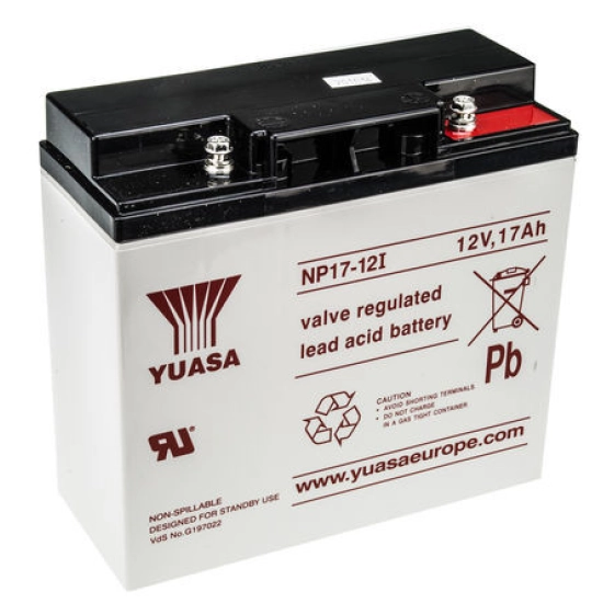 Baterija akumulatorska YUASA NP17-12I 12V 17Ah M5 181x76x167 mm Baterija akumulatorska YUASA NP17-12I 12V 17Ah M5 181x76x167 mm