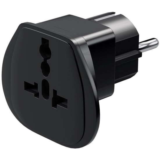 Utikač šuko adapter univerzalni, crni, GOOBAY Utikač šuko adapter univerzalni, crni, GOOBAY