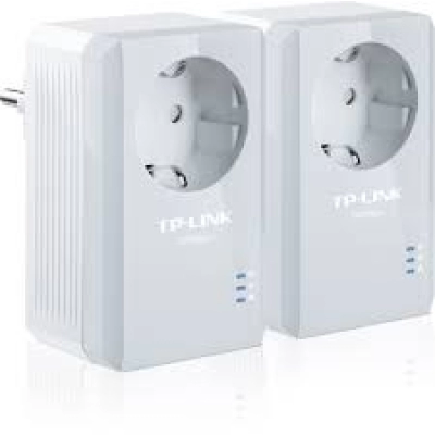Powerline adapter TP-LINK TL-PA4010P3.0 KIT, 600Mbps, s utičnicom    - Powerline