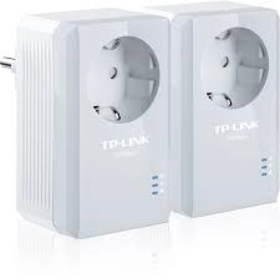 Powerline adapter TP-LINK TL-PA4010P3.0 KIT, 600Mbps, s utičnicom 