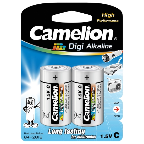 Baterija alkalna Camelion DIGI 1.5V poluamerican LR14 2 kom Baterija alkalna Camelion DIGI 1.5V poluamerican LR14 2 kom