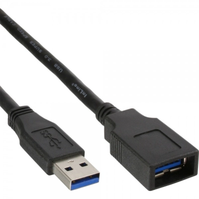 Kabel INLINE, USB 3.0 A (M) na USB 3.0 A (Ž), produžni, 3m   - InLine