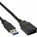 Kabel INLINE, USB 3.0 A (M) na USB 3.0 A (Ž), produžni, 3m