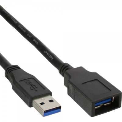 Kabel INLINE, USB 3.0 A (M) na USB 3.0 A (Ž), produžni, 3m   - Podatkovni kabeli