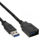 Kabel INLINE, USB A 3.0 (M) na USB A 3.0 (Ž), produžni, 3m