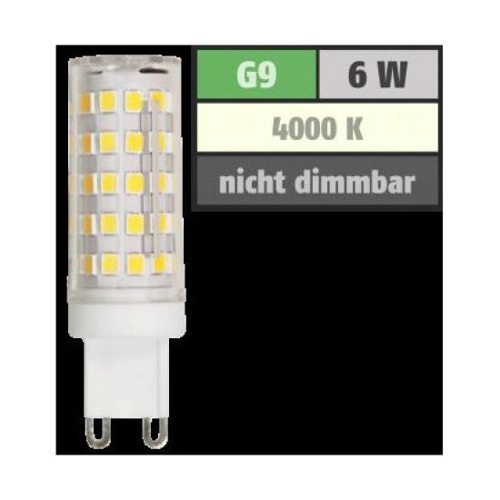 Žarulja LED G9 6W, 4000K, neutralno svjetlo,     McShine