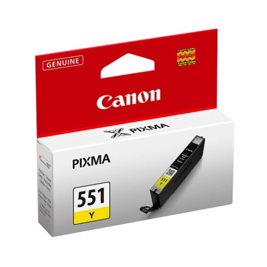 Tinta CANON CLI-551Y, žuta, za Pixma iX6850/MX925/MG6650/iP7250/MX725/MG6450/MG5450/MG5550/MG5650/iP8750/MG6350/MG7150/MG7550 Tinta CANON CLI-551Y, žuta, za Pixma iX6850/MX925/MG6650/iP7250/MX725/MG6450/MG5450/MG5550/MG5650/iP8750/MG6350/MG7150/MG7550