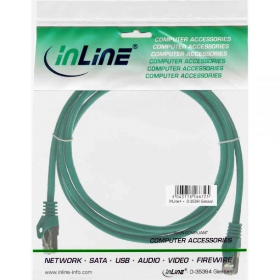 Kabel INLINE 71505G, Patch, CAT5e, UTP, zeleni, 5m