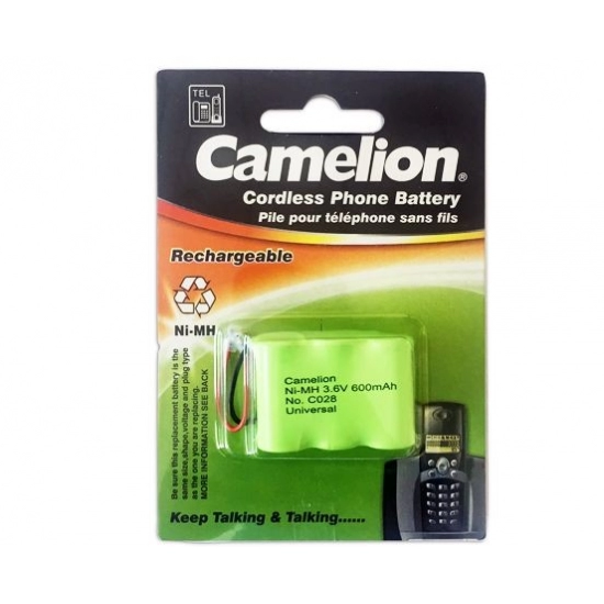 Baterija za bežične telefone Ni-MH 3,6V 0,6Ah 2/3AA Camelion