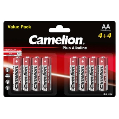 Baterija alkalna Camelion 1.5V AA 8 kom   - Jednokratne baterije