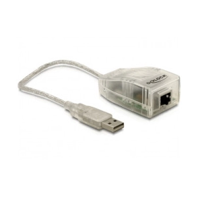 Adapter DELOCK, USB A 2.0 na RJ45 - DeLock Adapter DELOCK, USB A 2.0 na RJ45 - DeLock