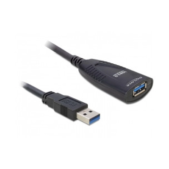 Kabel DELOCK, USB A 3.0 (M) na USB A 3.0 (Ž), produžni+repeater, 5m