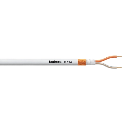 Kabel TASKER C114, mikrofonski, 2x0.25, bijeli - Tasker Kabel TASKER C114, mikrofonski, 2x0.25, bijeli - Tasker