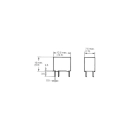 Relej 12V 1A 1xpreklopni , Omron G5V1-12