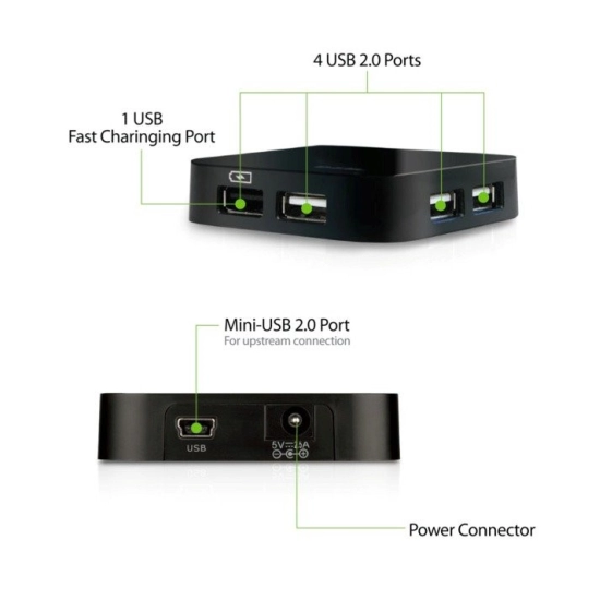 USB HUB D-LINK DUB-H4/E, USB 2.0, 4-portni 