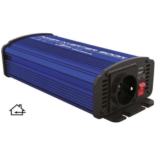 Adapter 12V > 220V 1200/600 W ,USB,utičnica sa pinom, Geti