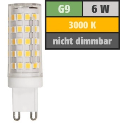 Žarulja LED G9 6W, 3000K, toplo svjetlo,     McShine   - LED žarulje