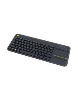 Tipkovnica LOGITECH K400+, bežična, crna
