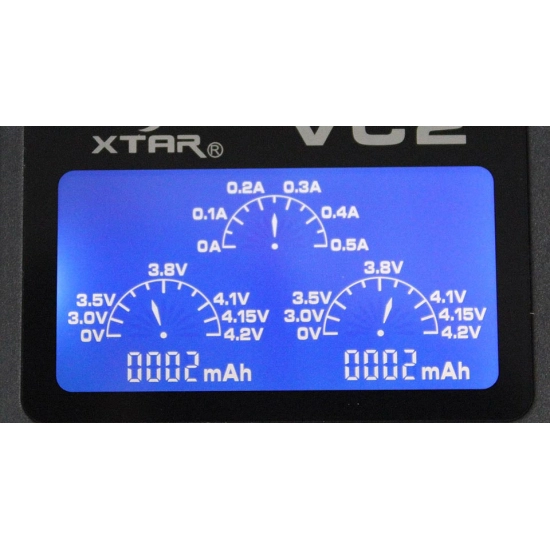 Punjač baterija Li-ion, za 2 komada baterija, USB micro B 2.0, XTAR VC2
