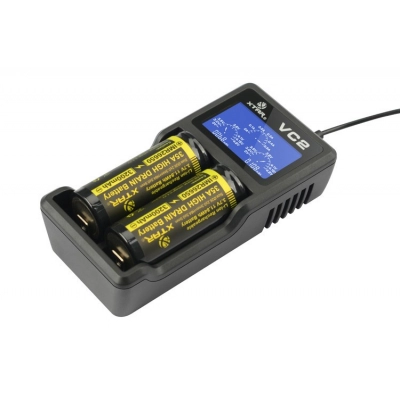 Punjač baterija Li-ion, za 2 komada baterija,USB, XTAR VC2   - Punjači baterija i akumulatora