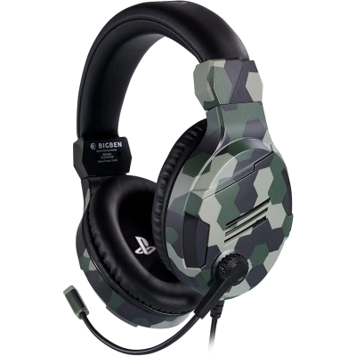 Slušalice BIGBEN PS4 Gaming V3, stereo, žičane, mikrofon, zelene - BigBen Slušalice BIGBEN PS4 Gaming V3, stereo, žičane, mikrofon, zelene - BigBen