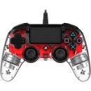 Gamepad NACON PS4 Illuminated Compact, žičani, crveni