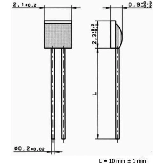 Temperaturna sonda PT1000-550, bez kućišta